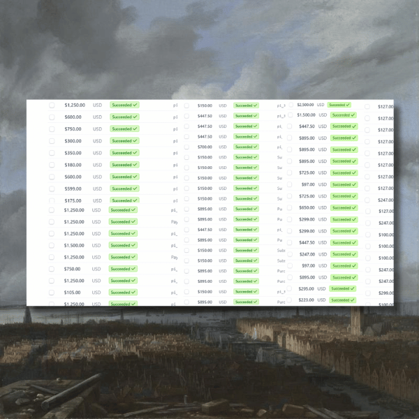 Client results dashboard